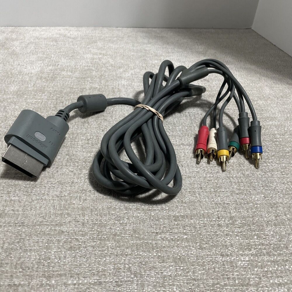 OEM Microsoft for Xbox 360 Console Video Game System Component HD AV Cable